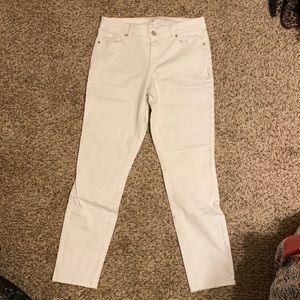 White Loft curvy skinny jeans